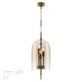 Подвес ODEON LIGHT EXCLUSIVE 4892/3 BELL бронзовый/коньячный/стекло