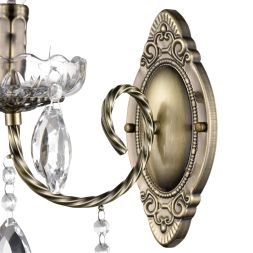 Бра LUMION 8190/1W LINN металл, хрусталь