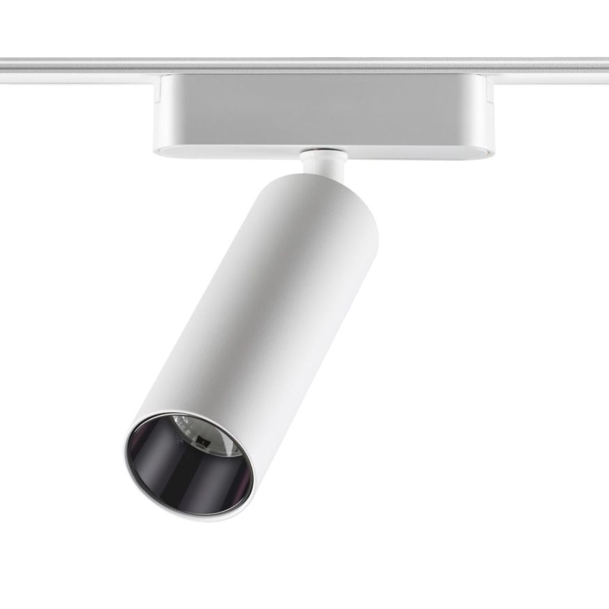 Трековый светильник для низковольтного шинопровода NOVOTECH 359091 SMAL белый