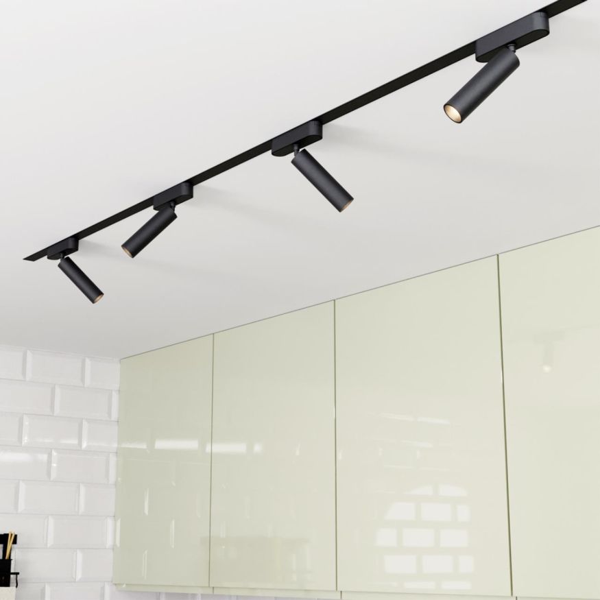 Трековый светильник для низковольтного шинопровода NOVOTECH 359084 SMAL черный