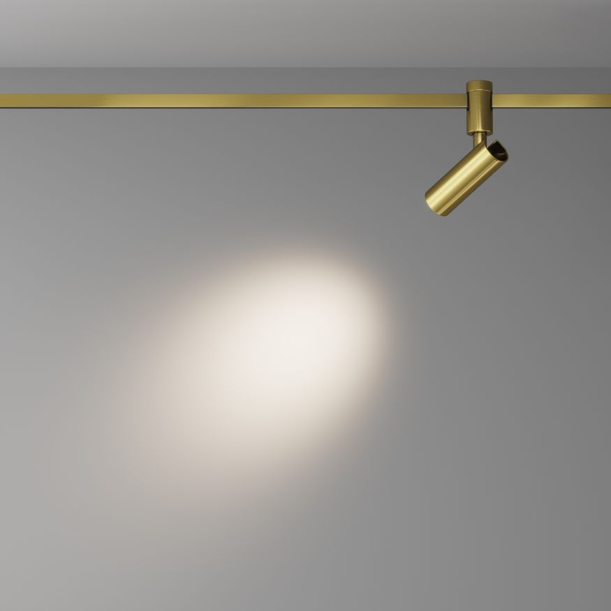 Трековый светильник Technical TR144-1-12W3K-W-BS MAYTONI Focus Led Латунь