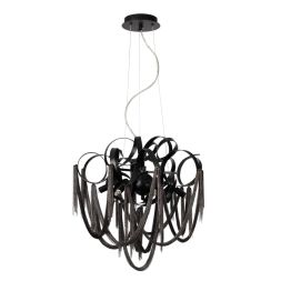 Люстра ODEON LIGHT 5067/6 CHAINY матовый черный/черный