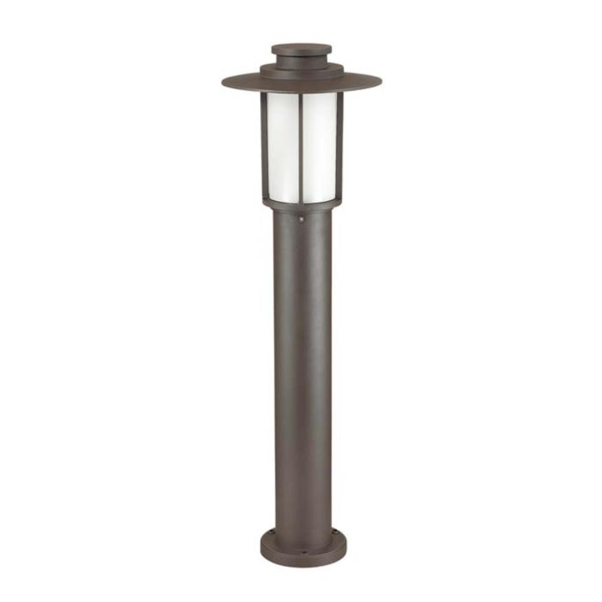 Уличный светильник 80 см ODEON LIGHT 4047/1F MITO белый/коричневый