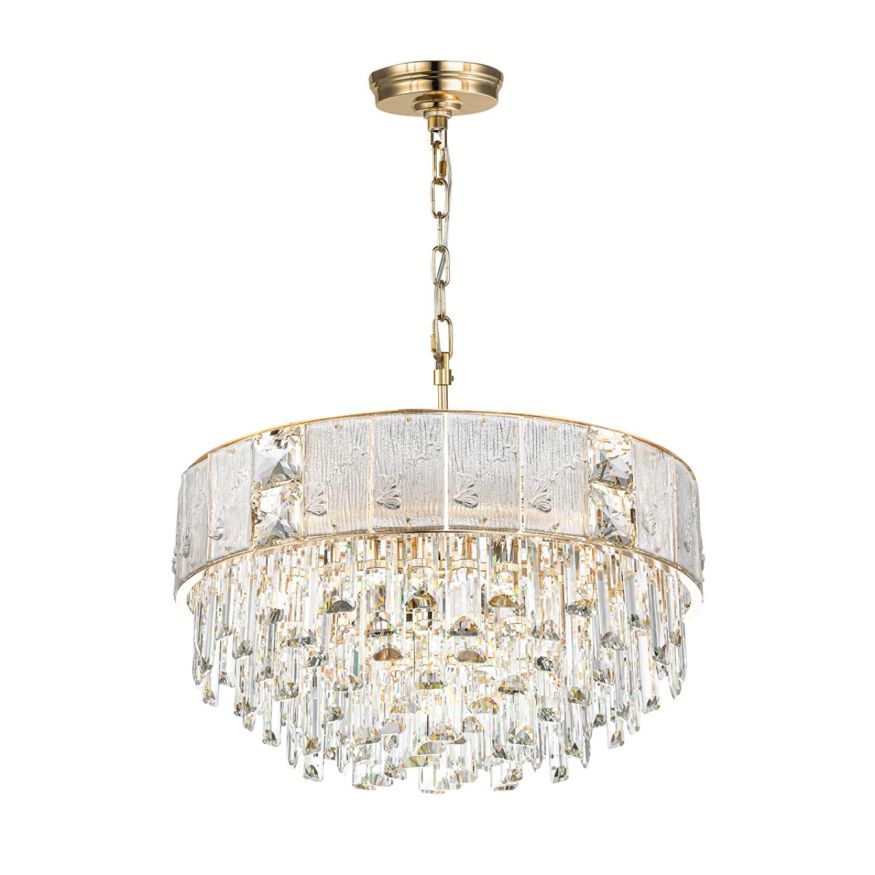 Люстра ODEON LIGHT 5070/11 FIESTA золото/прозрачный