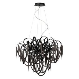 Люстра ODEON LIGHT 5067/12 CHAINY матовый черный/черный