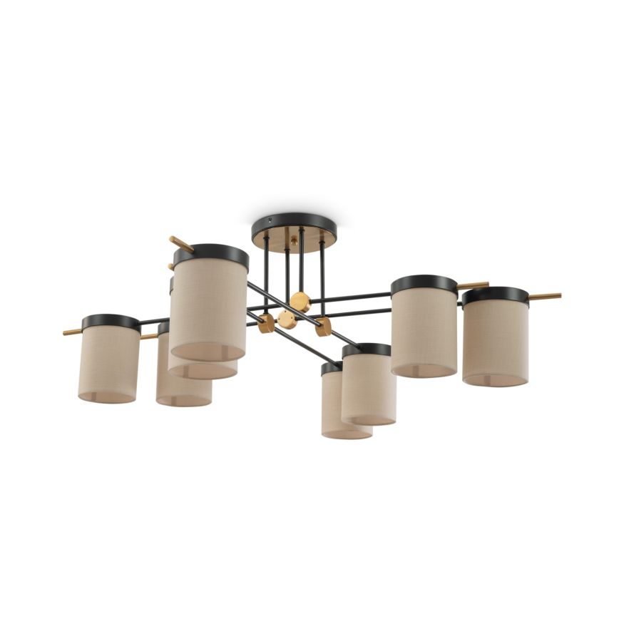 Потолочный светильник Freya FR5377CL-08B Freya Bogy Черный