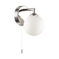 Бра с выключателем LUMION 4565/1W PIPER хром, белый
