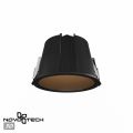 Встраиваемый светодиодный светильник с переключателем цветовой температуры NOVOTECH 359427 LANG черный