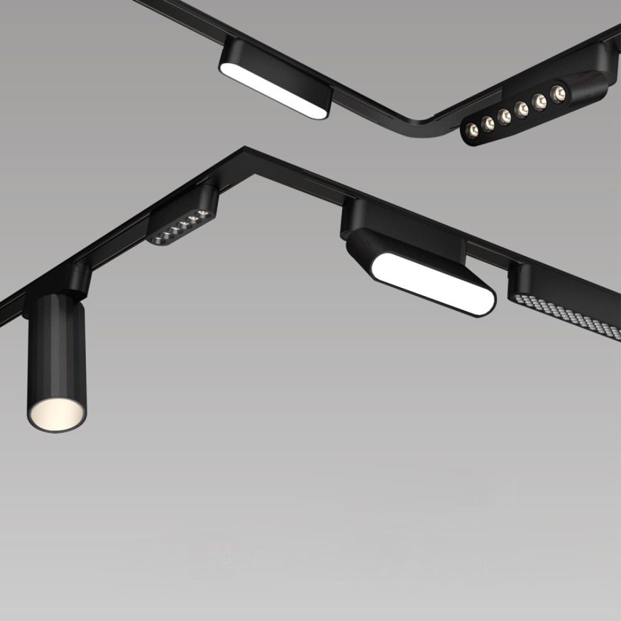 Трековый светильник для низковольтного шинопровода NOVOTECH 359092 SMAL черный