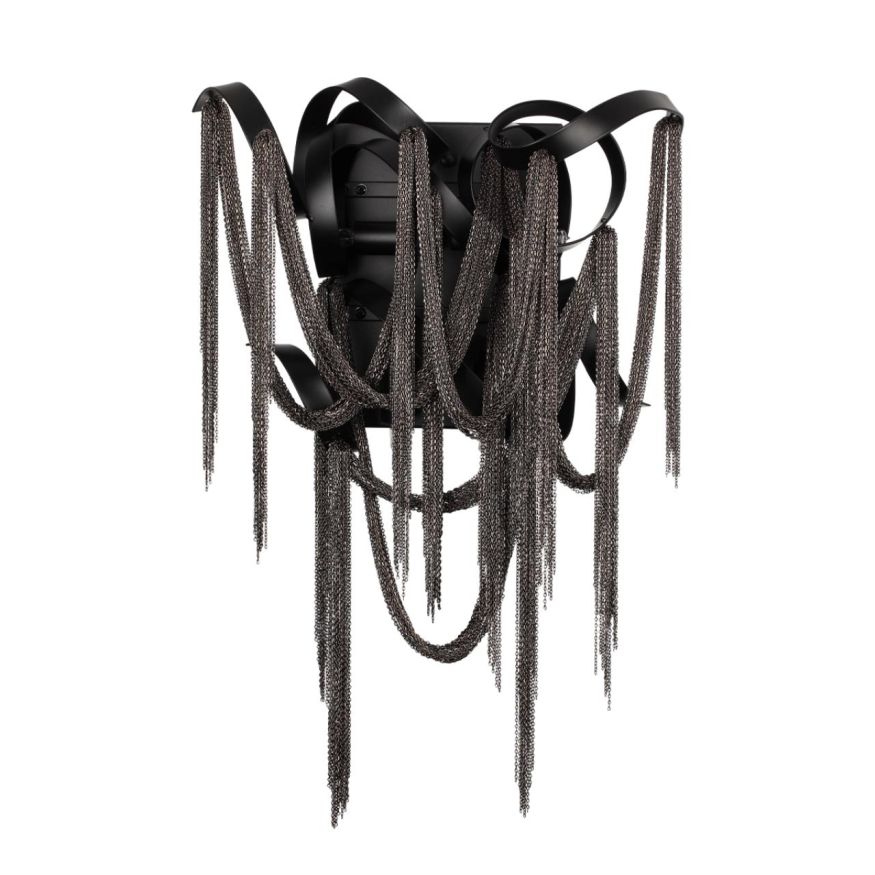 Бра ODEON LIGHT 5067/4W CHAINY матовый черный/черный
