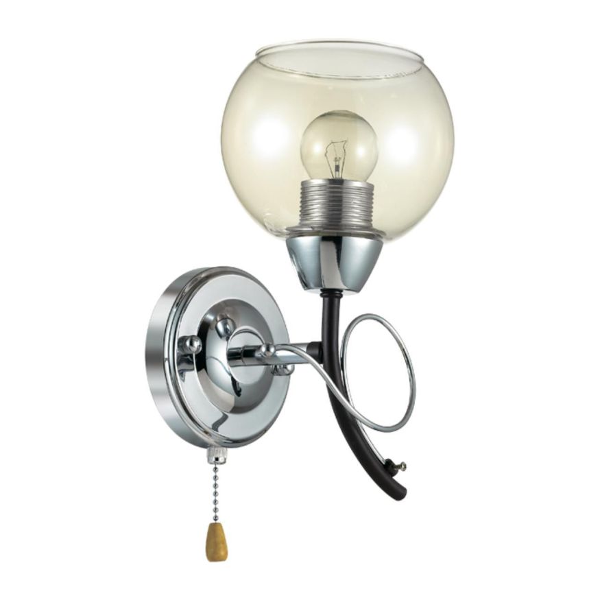 Бра LUMION 3507/1W MELEFA хром, венге