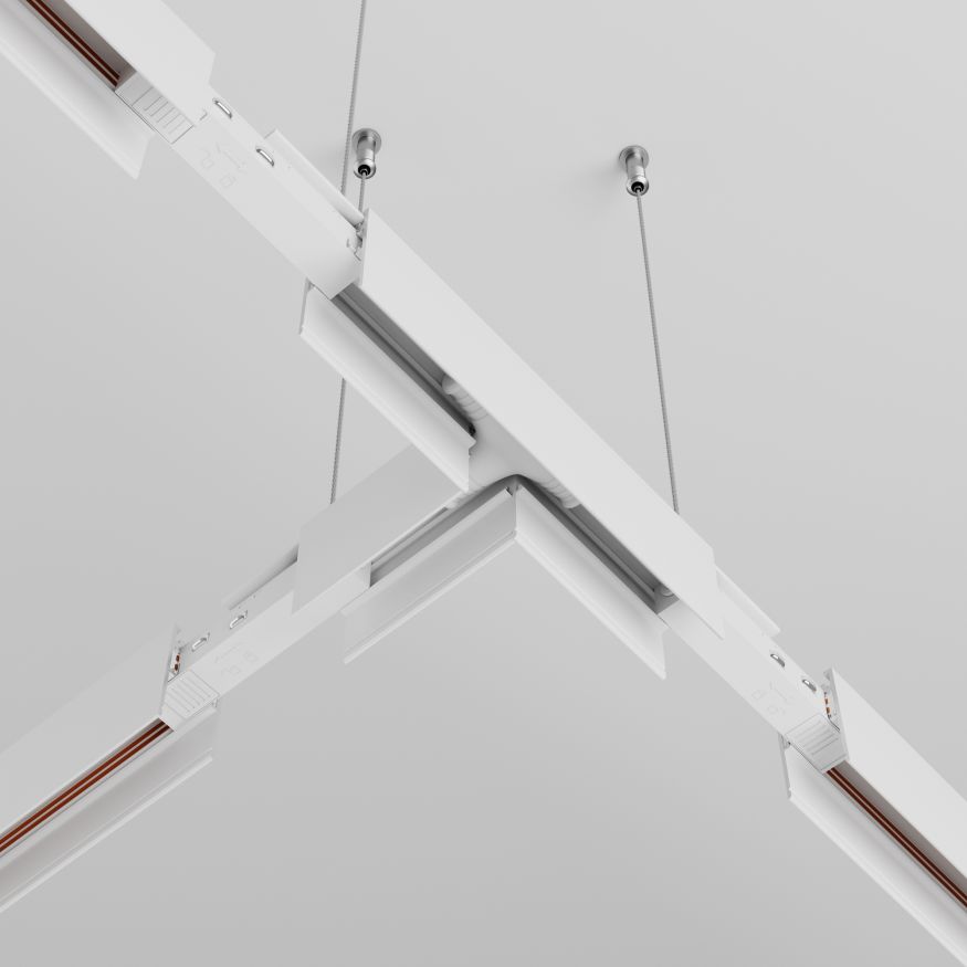 Комплектующие для систем освещения с токоведущими элементами Technical TRA034CWT-42W MAYTONI Accessories for tracks Exility Белый