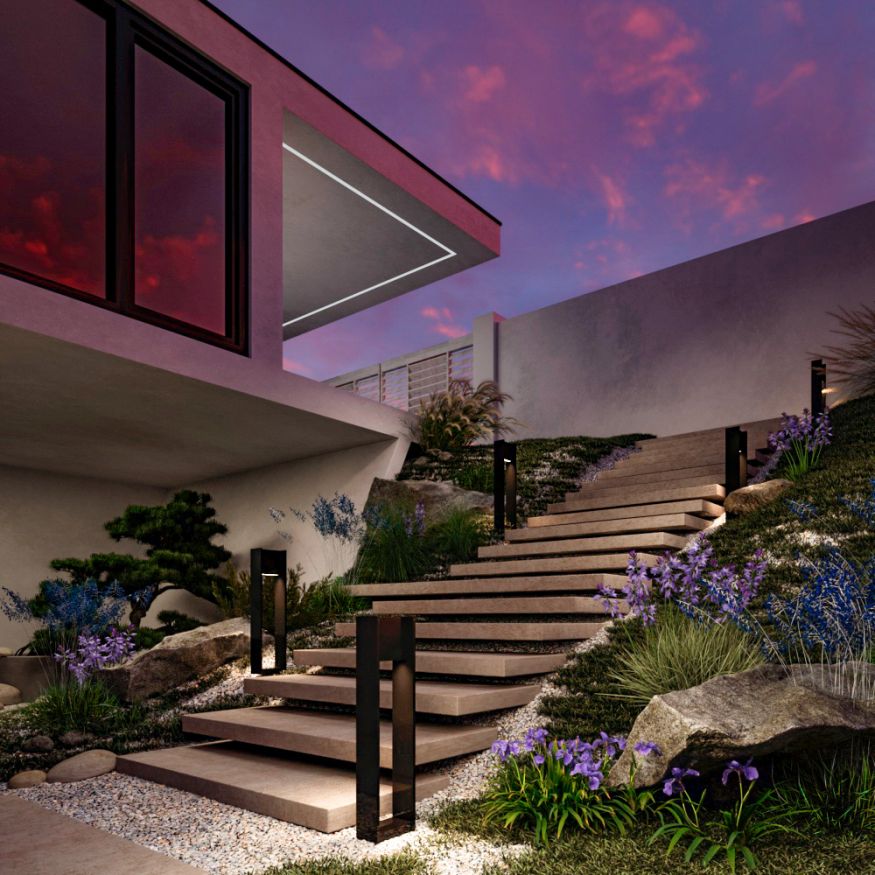 Ландшафтный светильник Outdoor O465FL-L16GF3K MAYTONI Gran Графит