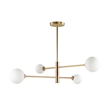 Люстра на штанге LUMION 4418/4C ESTELLE золотой