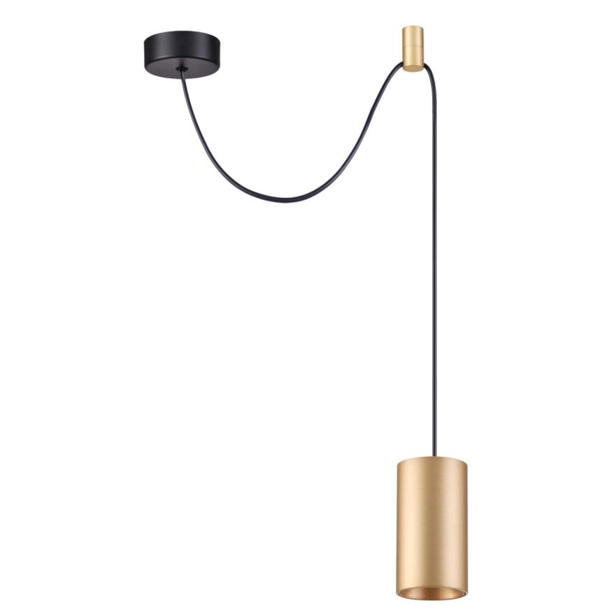 Подвесной светильник ODEON LIGHT 3898/1 LUCAS черный/золотистый