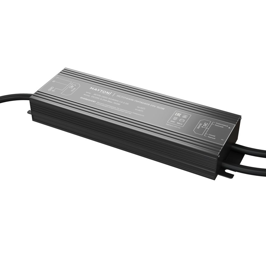 Источник напряжения Led Strip 020215 MAYTONI Блоки питания 24В Черный
