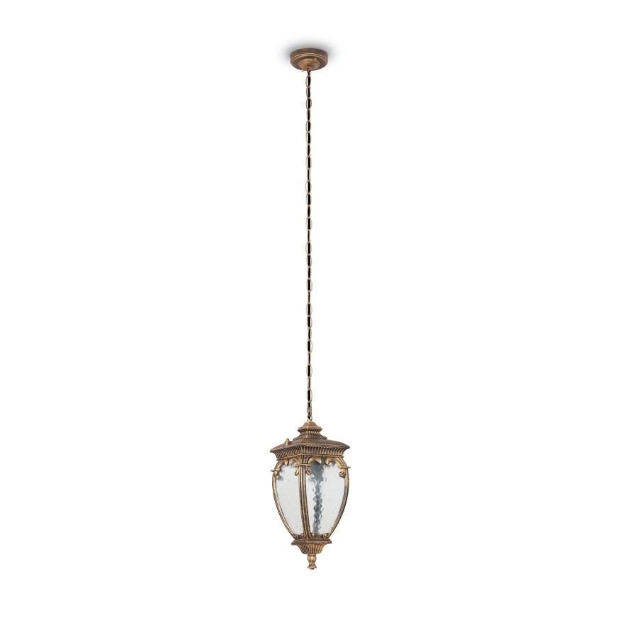 Подвесной светильник Outdoor O414PL-01GB MAYTONI Fleur Черный с Золотом