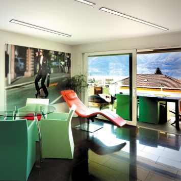 Встраиваемый светодиодный линейный светильник NOVOTECH 358821 ITER черный