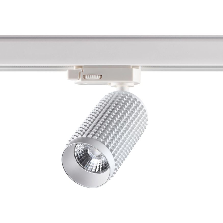 Трехфазный трековый светодиодный cветильник NOVOTECH 358499 MAIS LED белый