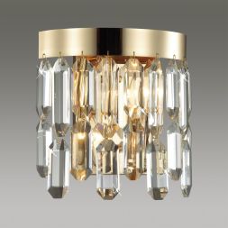 Настенный светильник ODEON LIGHT 4986/2W DAKISA золотой/хрусталь