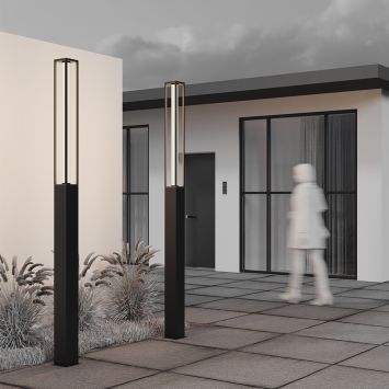 Садово-парковый светильник Outdoor O480FL-L25B3K MAYTONI Expo Черный