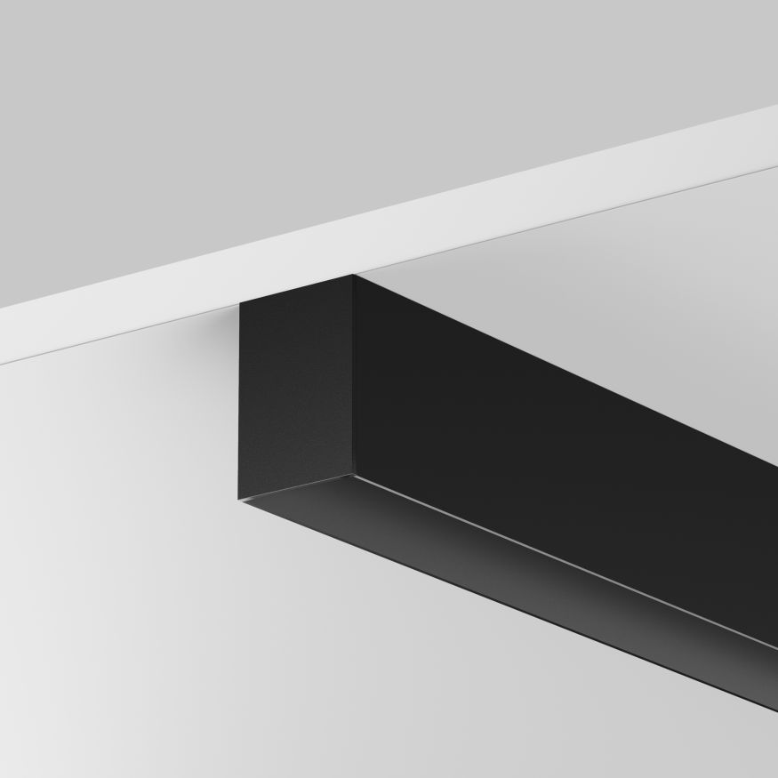 Комплектующие для профиля Led Strip 642063 MAYTONI Накладной-подвесной профиль Черный