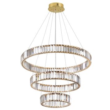 Люстра ODEON LIGHT 5015/88L Vekia золотой/прозрачный/металл/хрусталь