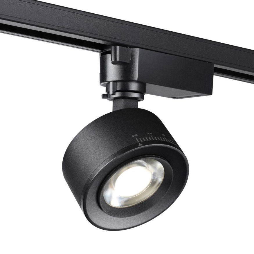 Светильник трековый однофазный трехжильный светодиодный NOVOTECH 358942 EDDY черный