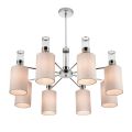 Люстра подвесная LUMION 6585/8 ARNIKA хром, бежевый
