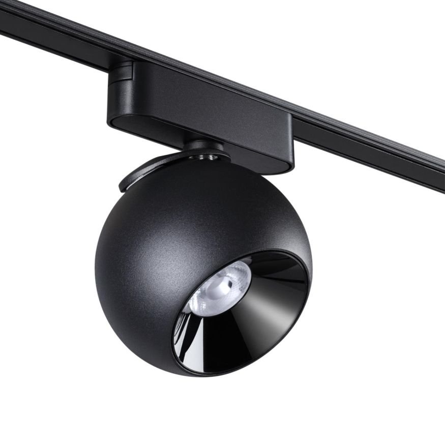 Трековый светильник для низковольтного шинопровода NOVOTECH 359100 SMAL черный