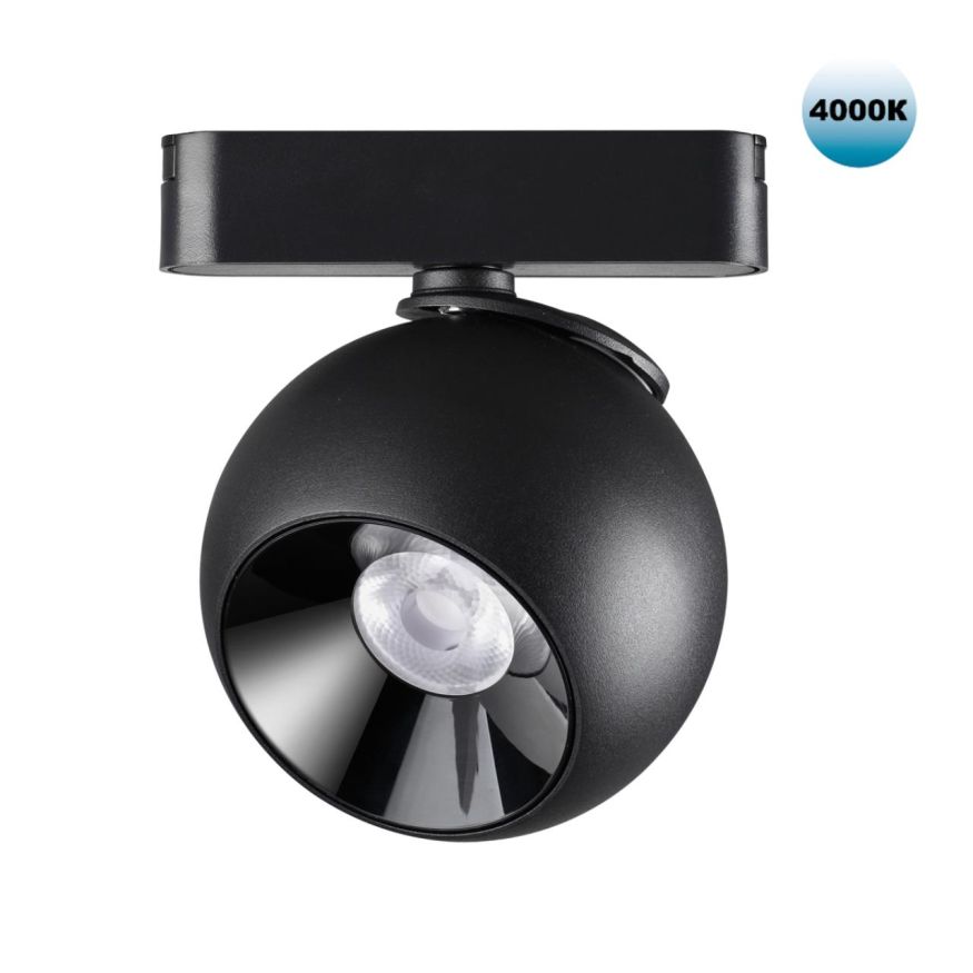 Трековый светильник для низковольтного шинопровода NOVOTECH 359100 SMAL черный