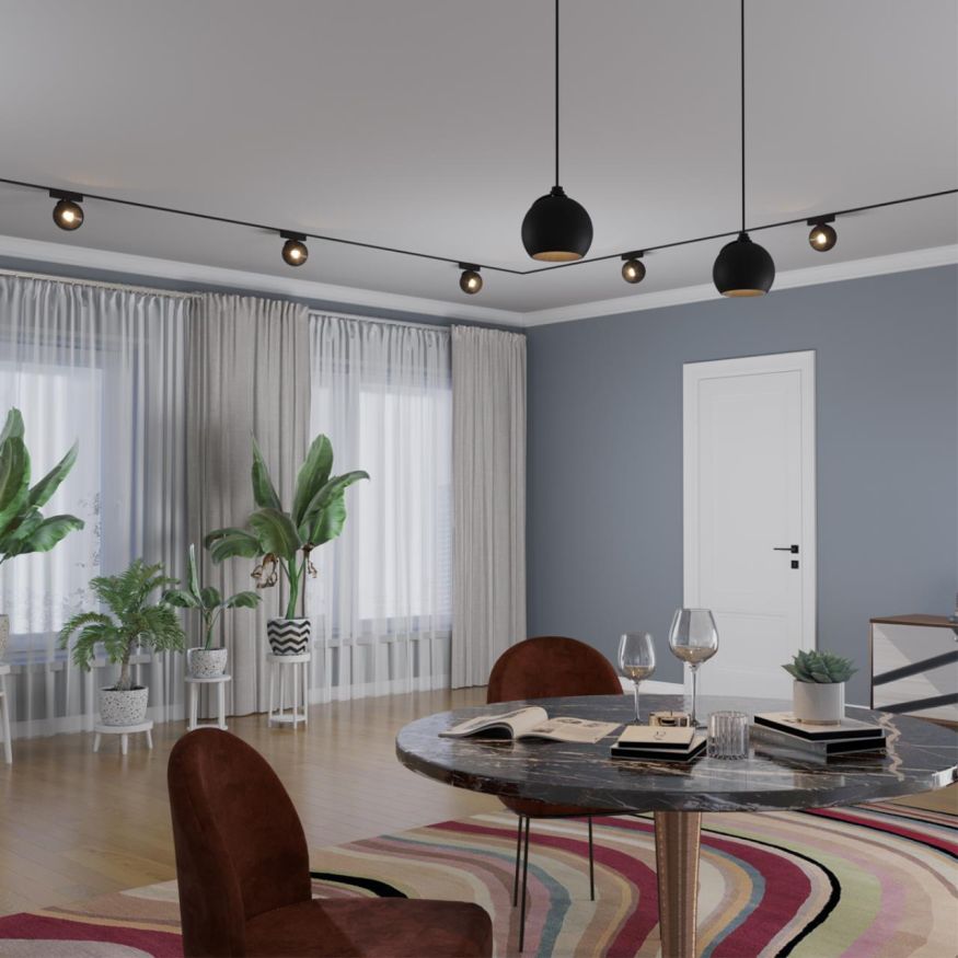 Трековый светильник для низковольтного шинопровода NOVOTECH 359100 SMAL черный