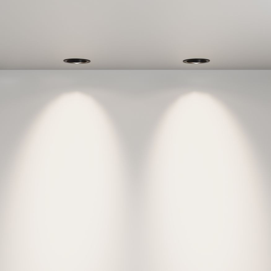 Встраиваемый светильник Technical DL105-12W4K-B MAYTONI Lens Черный