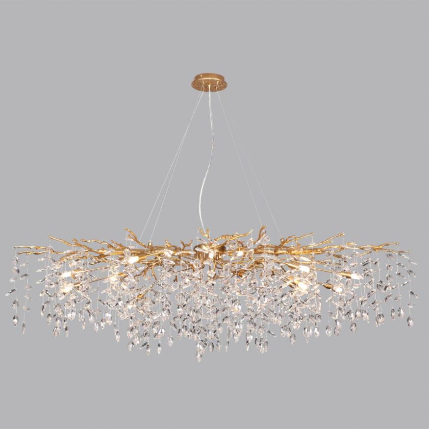 Люстра ODEON LIGHT 4969/16 DELICA античн.бронза/прозрачный