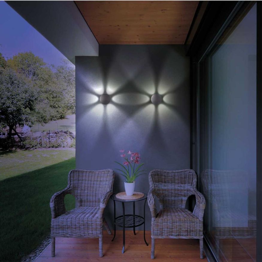 Ландшафтный настенный светильник NOVOTECH 358463 CALLE темно-серый