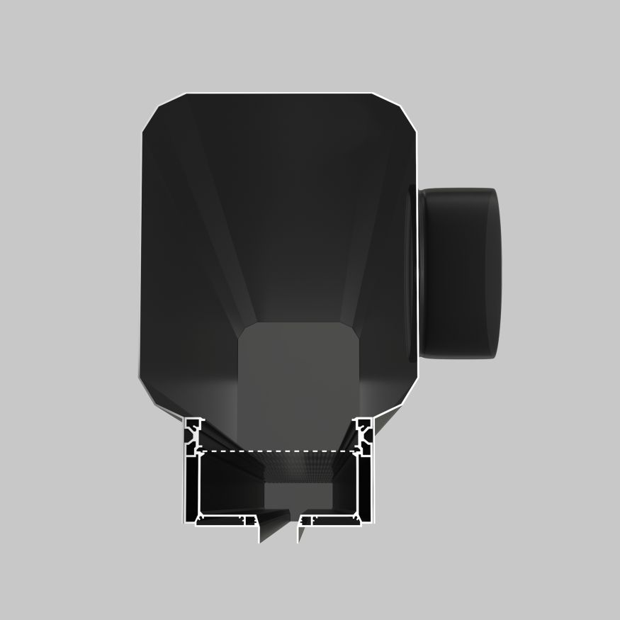 Диффузор Technical ARC-LD-G12-000013 MAYTONI Диффузор ARC с гексагональной сеткой Черный