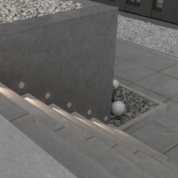 Подсветка для лестниц Outdoor O014SL-L3W3K MAYTONI Lock Белый