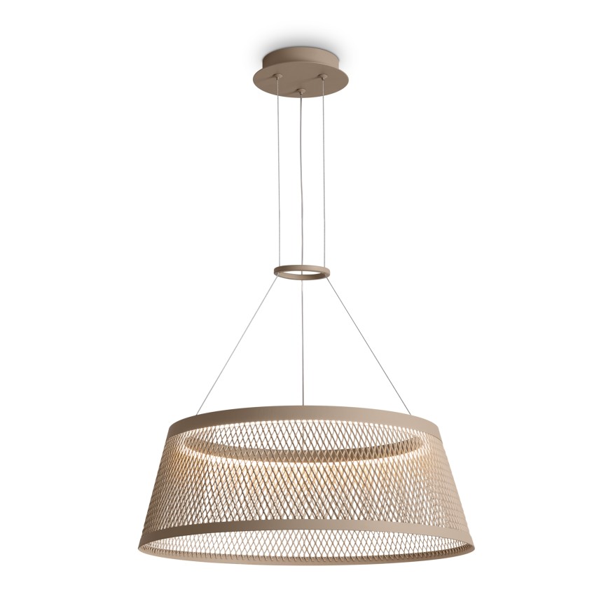 Подвесной светильник Freya FR5535PL-L14B Freya Prism Бежевый и серый