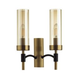 Бра LUMION 6538/2W SHARON чёрный, латунь