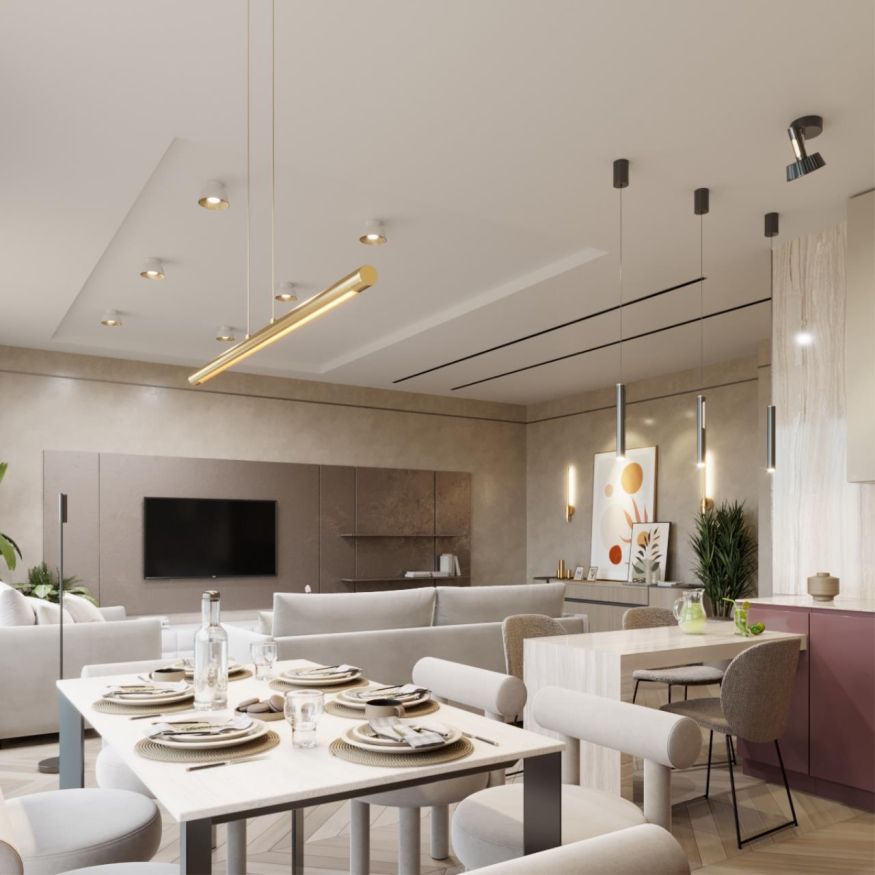 Настенный светильник ODEON LIGHT 6643/7WL MALI черный/металл/акрил