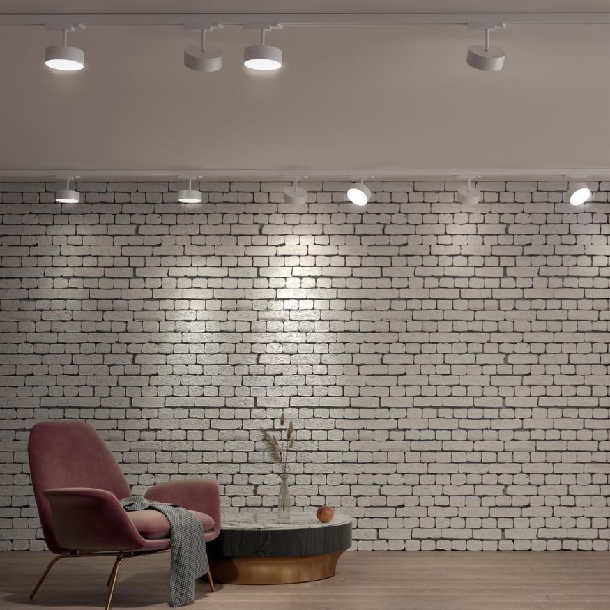 Трехфазный трековый светодиодный светильник NOVOTECH 358758 PROMETA белый