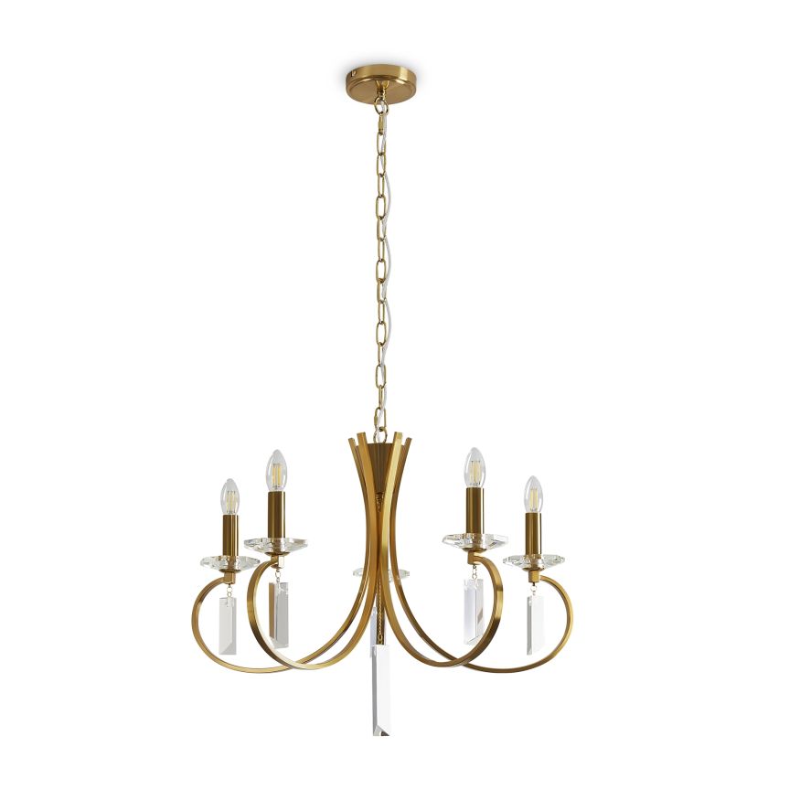 Подвесной светильник Freya FR2040PL-05BS Freya Harvest Латунь