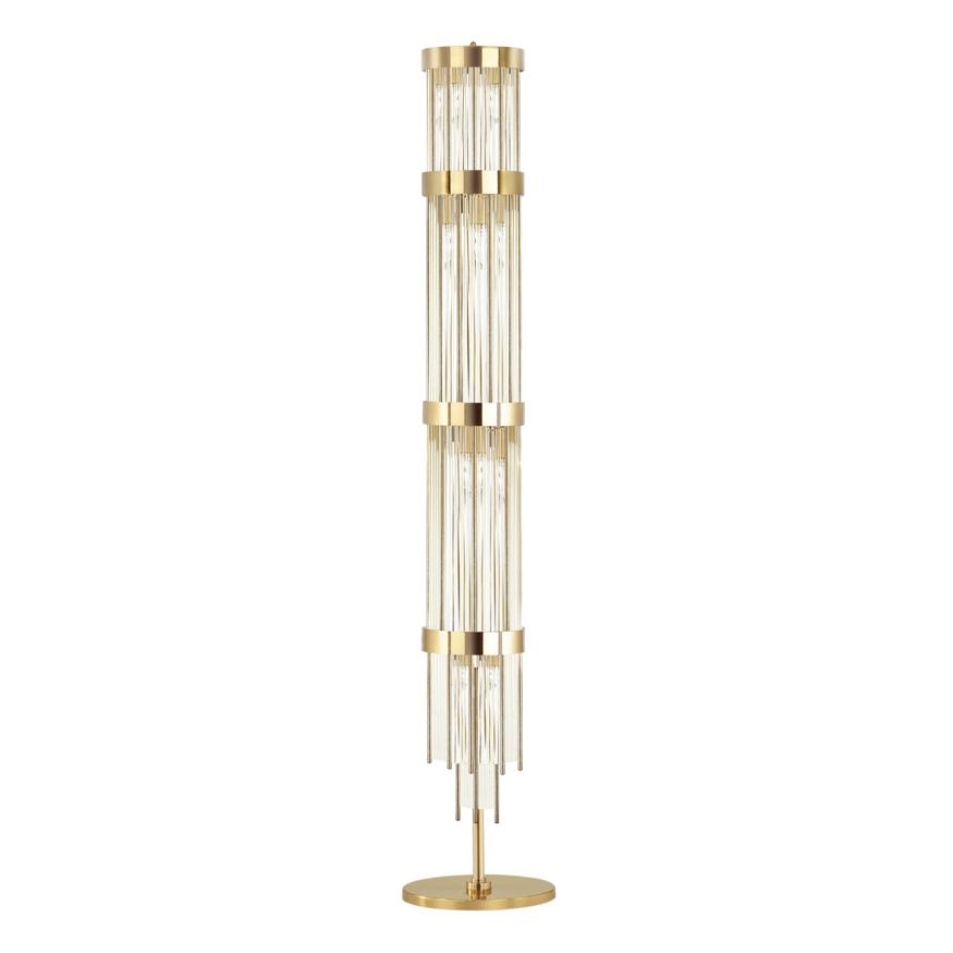 Торшер ODEON LIGHT 4788/12F YORK золото/металл/стекло