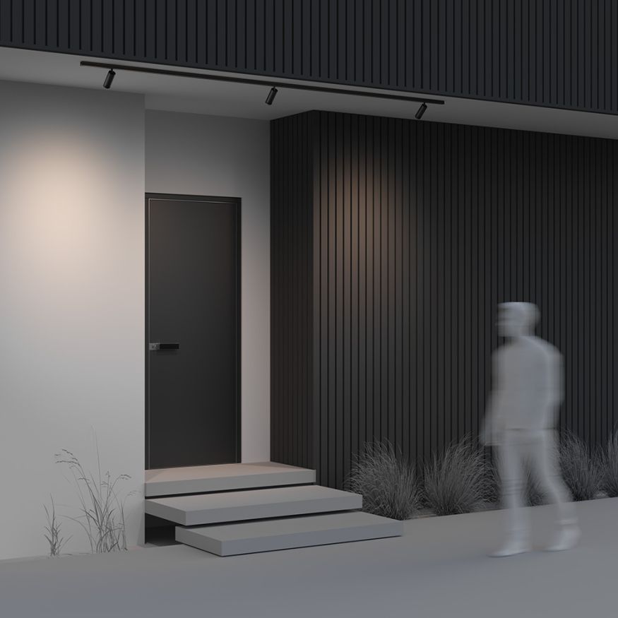 Уличный трековый светильник Outdoor O-TR02-1-S-15WB3K MAYTONI Focus Led Черный