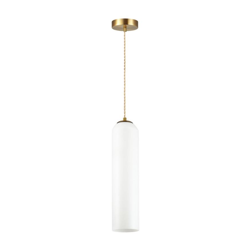 Подвес ODEON LIGHT 4642/1 VOSTI золотой/белый
