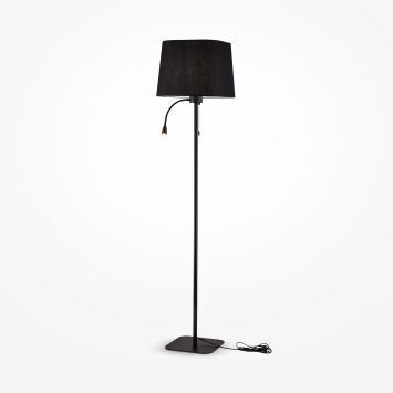 Напольный светильник (торшер) Maytoni Z001FL-L3W-1B Maytoni Farel Черный