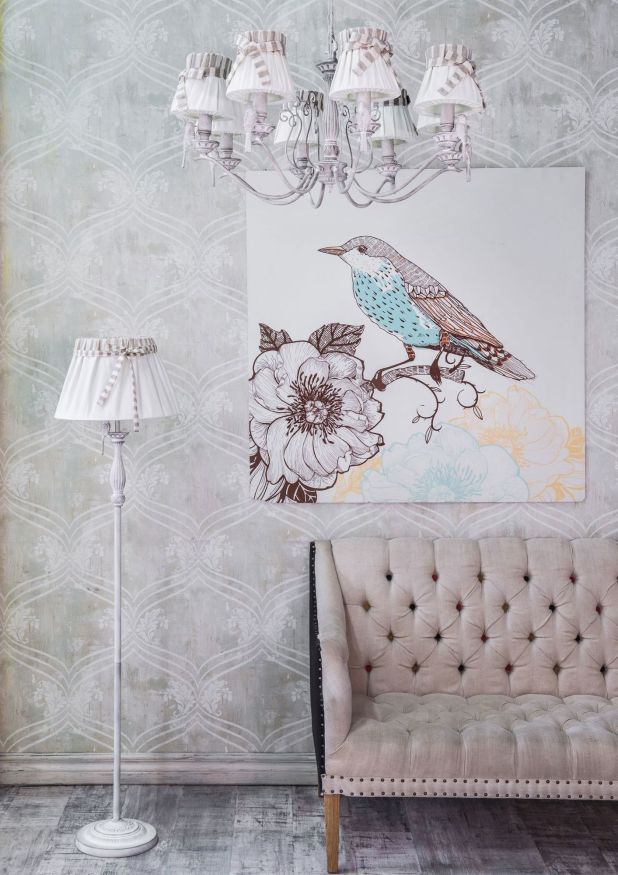 Напольный светильник (торшер) Maytoni ARM013-22-W Maytoni Bird Белый