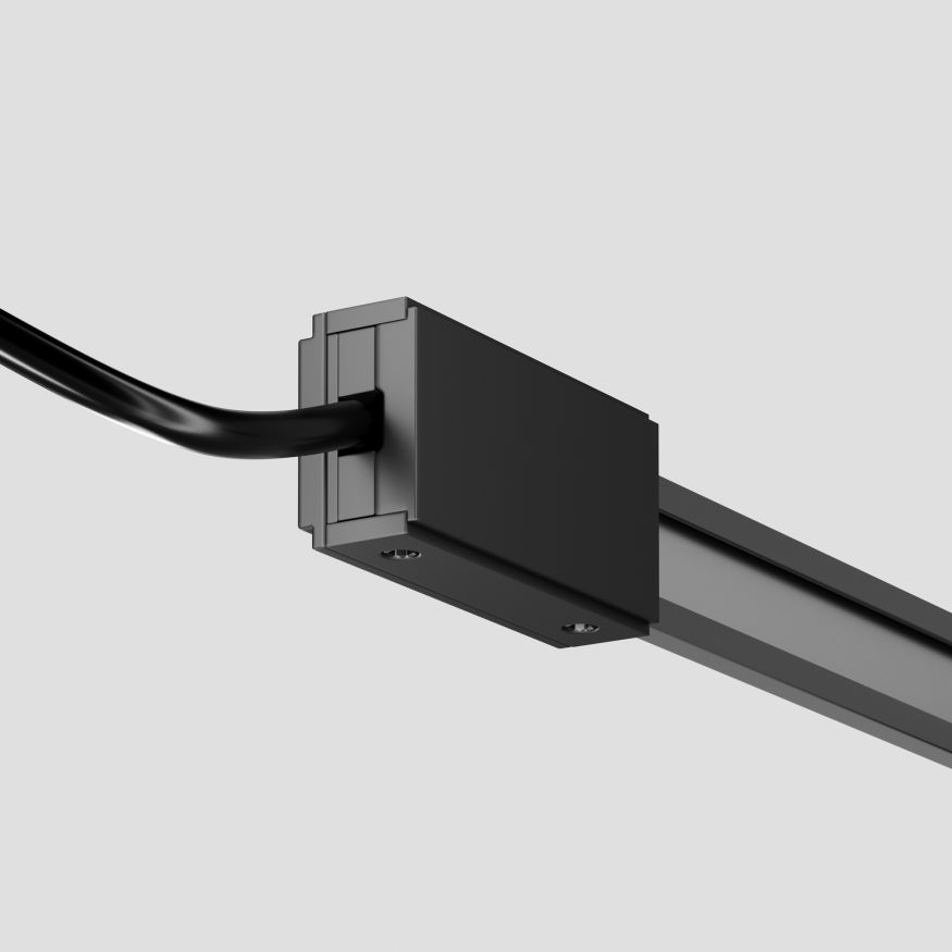 Комплектующие для систем освещения с токоведущими элементами Technical TRA200B-11B-100 MAYTONI Accessories for tracks Flexity Черный