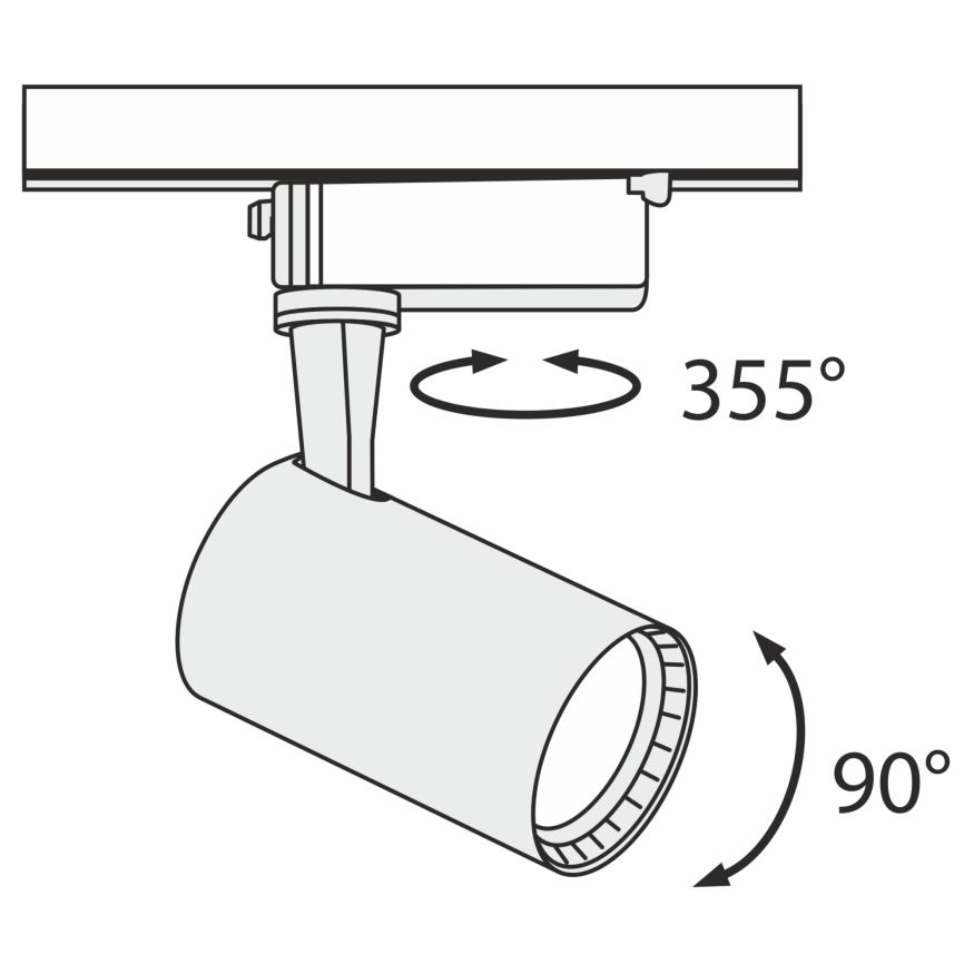 Трековый светильник Technical TR003-1-6W3K-W MAYTONI Vuoro Белый