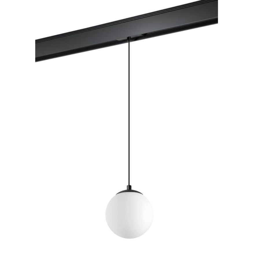 Трековый светильник для низковольного шинопровода, длина провода 0.8м NOVOTECH 358536 KIT черный